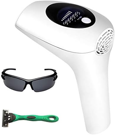 UUCOLOR IPL Laser Hair Removal Device 500,000 Flashes Painless Professional Facial and Body Permanent Hair Removal System for Women and Men at Home