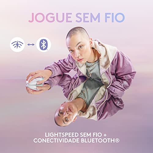 Mouse Gamer Sem Fio Logitech G705 LIGHTSPEED com RGB LIGHTSYNC, Design Compacto, 6 Botões Programáve