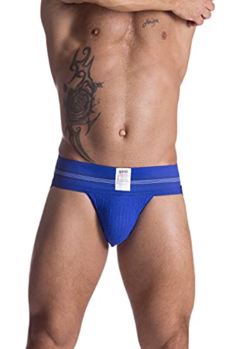 Jockstrap Hombre GYM con Banda de 3" Correa de Suspensor Pack de 1 6
