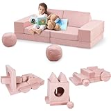 Confort & sécurité: Futon pliable conçu pour les enfants, assise douce et soutien confortable pour le repos, la sieste ou la lecture, bords arrondis et structure stable pour une utilisation quotidienne sûre dans la chambre ou la salle de jeux.