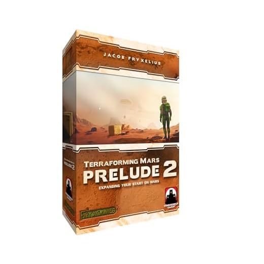 Stronghold Games | Terraforming Mars: Prelude 2 | Brettspiel-Erweiterung | Alter 14+ | 1–5 Spieler | 90–120+ Minuten Spielzeit, Braun und Beige