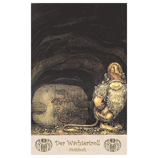 Der Wächtertroll - Notizbuch (Trolle und Goblins): Notebook, Fantasy, Fantasie, Fee, Märchen, Saga, Sage, nordisch, Elfen, verzaubert, Zauber, ... sammeln, Original, Post, Briefmarke, Kla