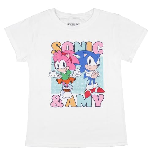 Sonic The Hedgehog Girls' Amy Rose and Sonic Youth Video Game T-Shirt2