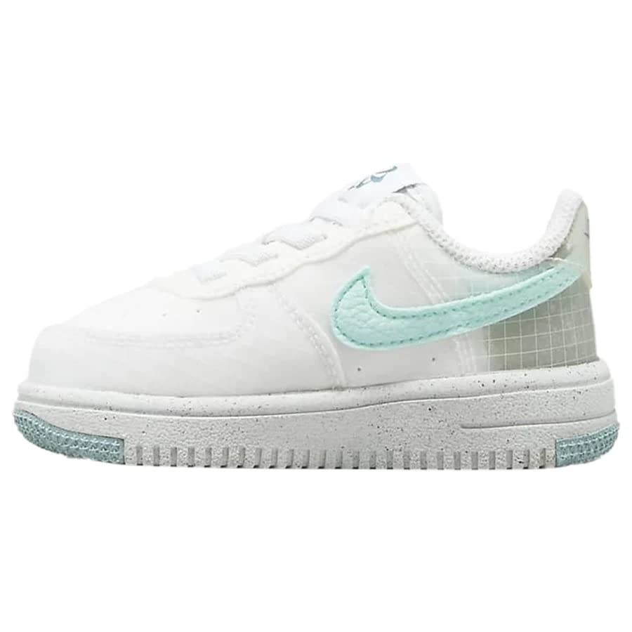 Nike Toddler's Force 1 Crater White/Copa-RiftBlue-Volt (DH4089 100) - 8