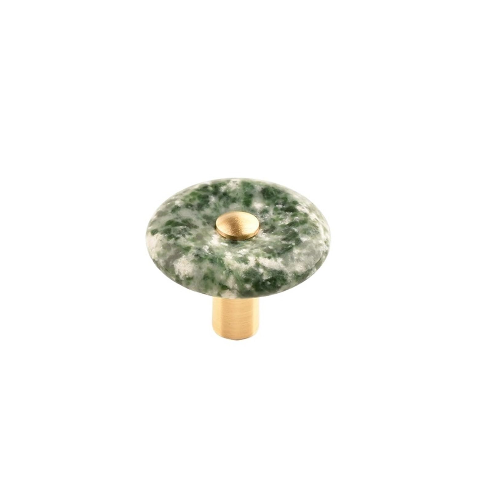 KLdcfhDR 2pcs Natural Agate Stone Brass Cabinet Drawer Knobs(E-Agate)