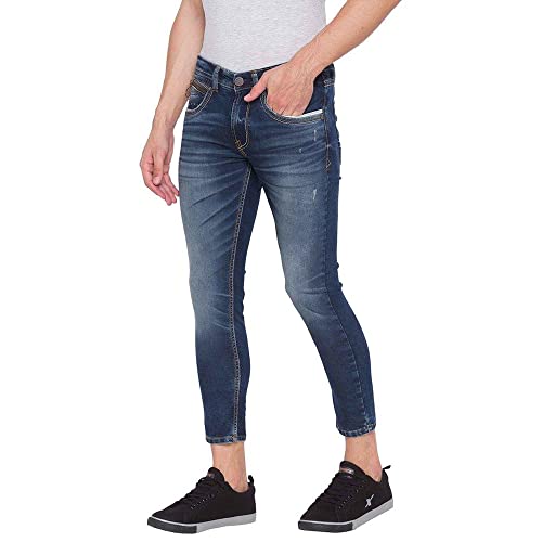 Image of Spykar Men's Rover Regular Fit Mid Rise Casual Jeans