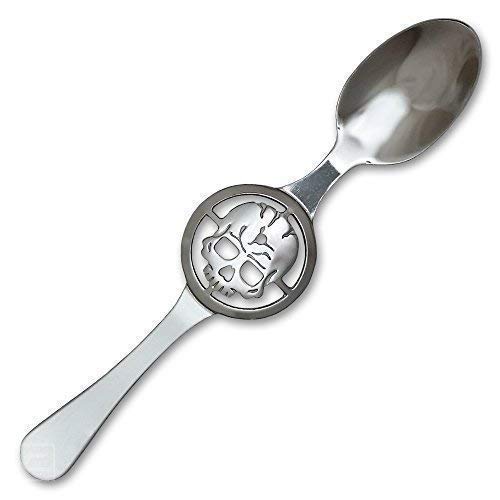 1x Absinth Löffel Totenkopf - Absinthe Skull Spoon - Cuillère à Absinthe originale Cover