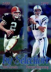 2000 Bowman Chrome By Selection Football Card #B6 Peyton Manning