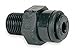Adapter, 5/32" Tube OD, Black, PK10