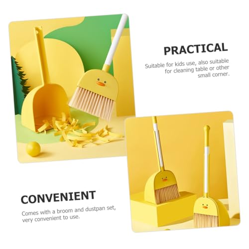 ELAYARD Mini Besen und Kehrschaufel Set Kleines Cartoon Reinigungsset Sicher und Langlebig Leicht zu Handhaben als Hausarbeitshelfer für Mädchen und Jungen Kompakt und Platzsparend – Bild 6