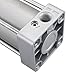 Baomain Pneumatic Air Cylinder SC 63 x 500,PT 3/8, Bore 2 1/2 inch(63mm), Stroke 20 inch(500mm),Dual Action 1 Mpa,for Industrial Machinery