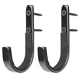 GOHIKING Gun Rack Storage Rifles Shotgun Hooks Wall Mount Hangers for Any Rifles Shotguns Archery Bow with Soft Padding and Heavy Duty Steel