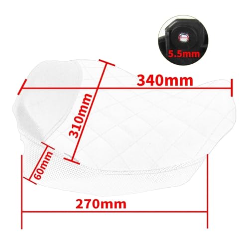 Almohadilla de asiento Wolf Line de alta gama para CBR650R 3