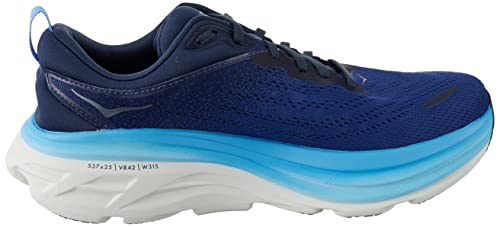 HOKA Hoka Men's Bondi 8 Outer Space/All Aboard 7.5 Wide