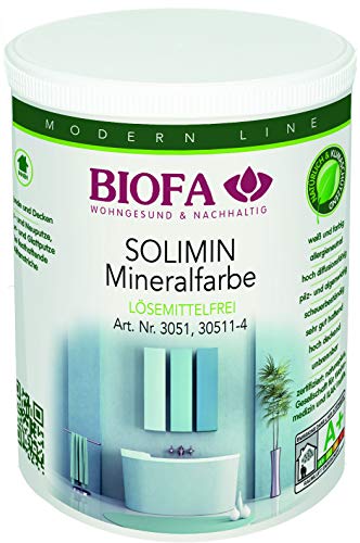 Biofa SOLIMIN Mineralfarbe weiß 1L Cover