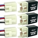 3-Pack 056700-9160 Relay with Sockets – 30A 12VDC 4-Pin SPST Automotive Relay – Compatible with Ford F-150, Chevy Silverado, Dodge Ram, Toyota Camry – Fixes A/C, Radiator Fan & Fuel Pump Issues