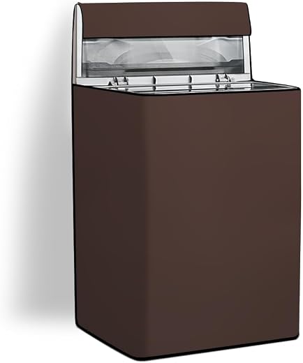 Stylista Washing Machine Cover Compatible for Whirlpool 7.5 kg Fully-Automatic Top Load 360 Degree Bloomwash Pro H 7.5 Dar...