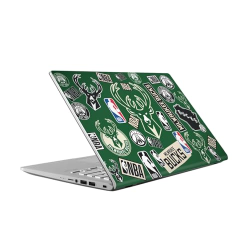 Autocollant NBA Milwaukee Bucks Head Case Designs pour PC Portable ASUS Vivobook 14 X409FA