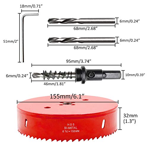 Image of Hordion Hole Saw Bi-Metal Saw Drilling Tool