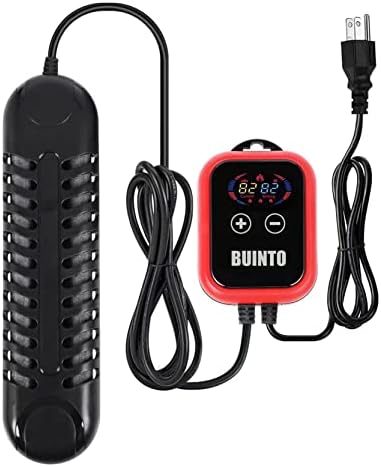 Buinto Fish Tank Heater. Aquarium Heater. Small Pond Heater. 800W. 1200W Double-Tube Heating, Energy Saving and Power Saving. Suitable for Freshwater and Saltwater Aquariums (800W)
