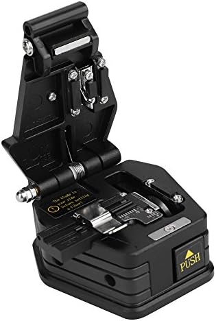 Fiber Cleaver, SKL-6C High Precision Fiber Optic Cleaver Optical Fiber Cable Cutting Tool with Bag