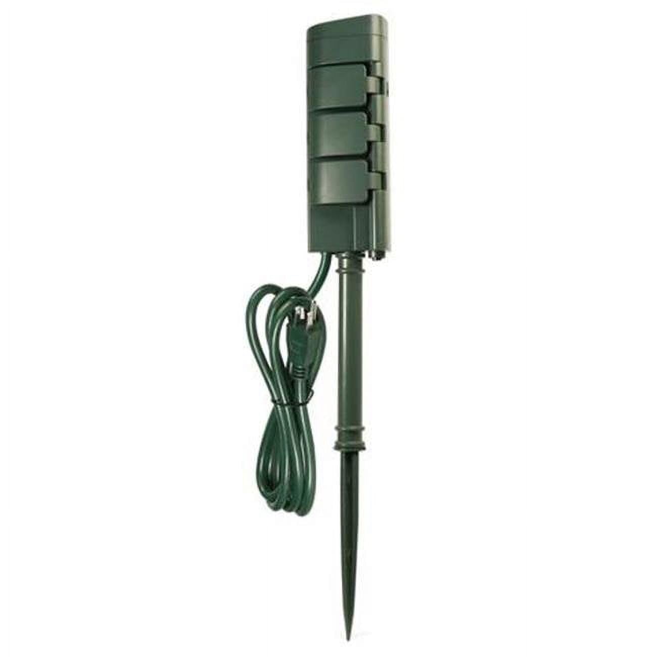 Outlet Stake with Wi-Fi for Outdoor, Green