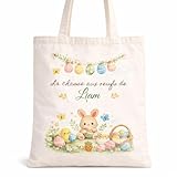 Générique Tote Bag Personnalisable Pâques - Cadeau Enfant - avec...