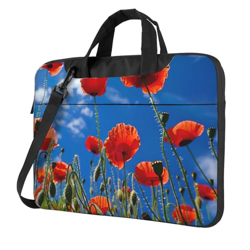 Bolsa para laptop Poppies de gran resistencia y acabados textiles premium