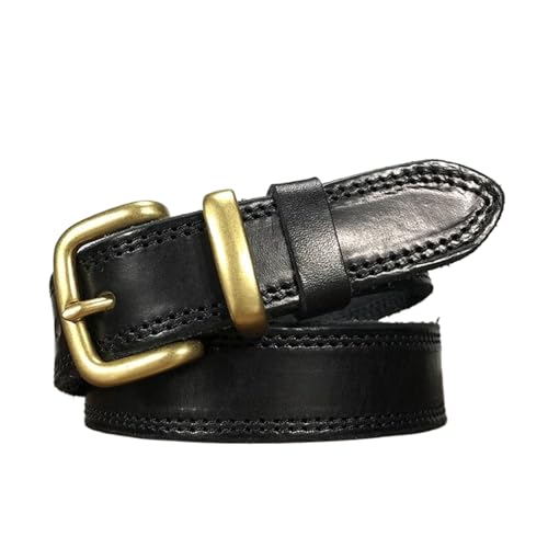 Ceinture fine pour femme ajustable en cuir résistant qui ne s'évase pas