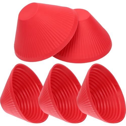 TOYANDONA Abridor de Botellas Funda de Silicona Antideslizante y Resistente al Calor Juego de 6 Unidades Diseño Abanico para Facilitar Apertura de Frascos Adecuado para Personas Mayores