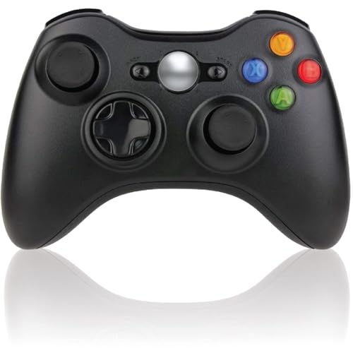 Image of GAMENOPHOBIA 360 Wired Controller for PC & Microsoft 360 Console | High-Performance Gamepad with Ergonomic Grip | Plug & Play | Black