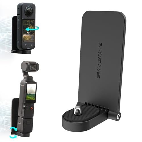 Image of Magnetic Mount Stand Compatible with Insta360 x4, with 1 /4″ Screw Action Camera Accessories for Insta 360 x4 /x3 /go 3s /DJI Osmo Pocket 3 /GoPro Hero 13 /12 Quick Fixation