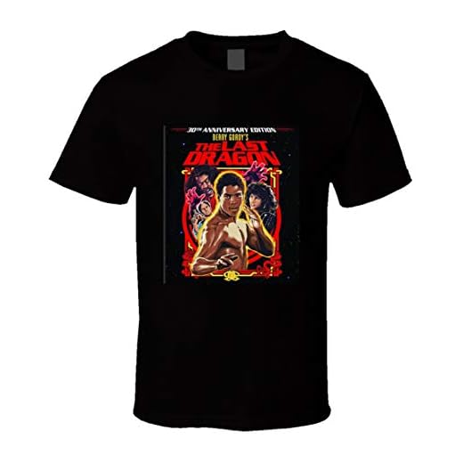 XUANYI The Last Dragon 80-tals film gåva t-shirt svart