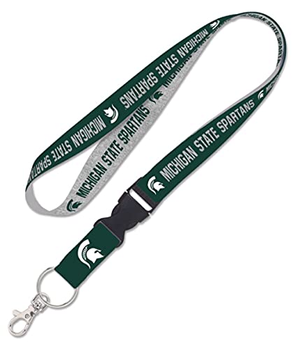 Caseys Michigan State University Spartans Lanyard with Detachable Buckle 1