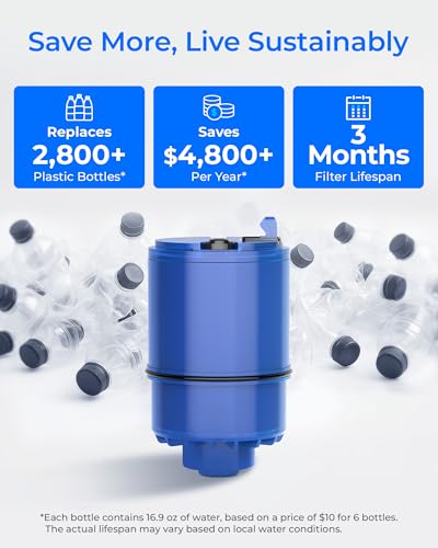 Image of Waterdrop Faucet Filter Replacement for PUR Water Filter Replacement | Compatible with All PUR Water Filter, PUR PLUS RF9999 Faucet Water Filter, NSF 42 Certified, 18-Month, 1800-Gallon, 6 Pack