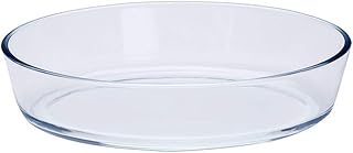 DOITOOL Borosilicate Baking Tray 10.23 X 6.88 X 2.16 Inches Heat Resistant Glass Bakeware for Oven and Microwave Easy to Clean Casserole Dish