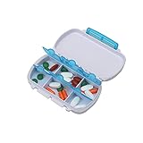 tablettendose woche GESUND - Der Tablettenkontainer ist aus hochwertigem, umweltfreundlichem Polypropylen hergestellt, 100% Bisphenol-A-frei, ungiftig und geruchsneutral