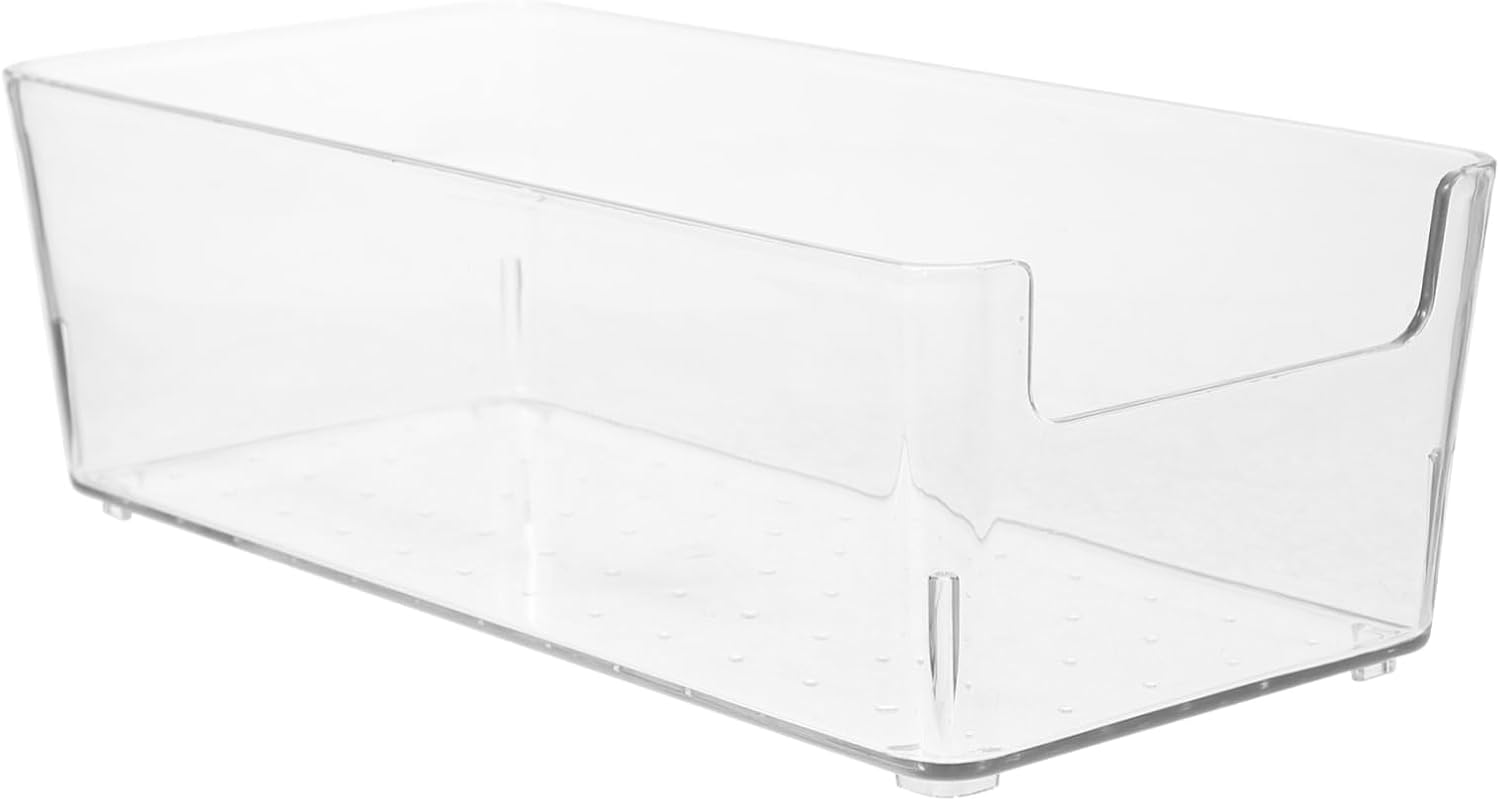2pcs Transparent Notepad Holder Memo Pad Dispenser for Desktop Organization Compact Storage Organizer Box for Office Use