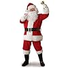 Kaizizi 5 stuks kerstman kostuum mannen kerstpak kerst volwassen kerstman kostuum