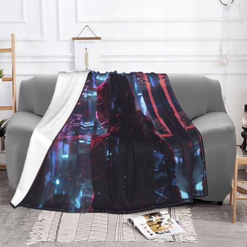 Couverture de canapé peluche Hacker Era contre le froid plaid microfibre doux
