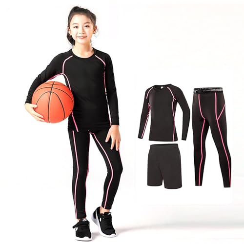 Sous-vêtements thermiques enfants ensemble haut et legging de sport