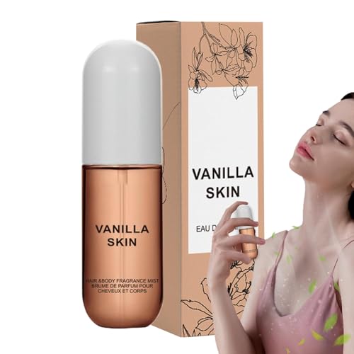 Spray Corporal De Vainilla, Perfume Para La Piel De Vainilla, Aceite Esencial De Vainilla Con -roma Coco, 50 Ml Eau De Toilette En Spray Para Mujer, Larga Duración Sin Irritación