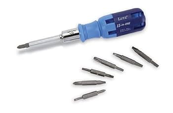 Lutz 21001 15-in-1 Ratchet Screwdriver, Blue - Amazon.com