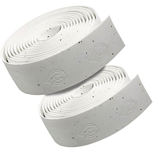 Cinelli Unisex's Original Tape Cork Bar Tape & Plugs, White, One Size #TOP20