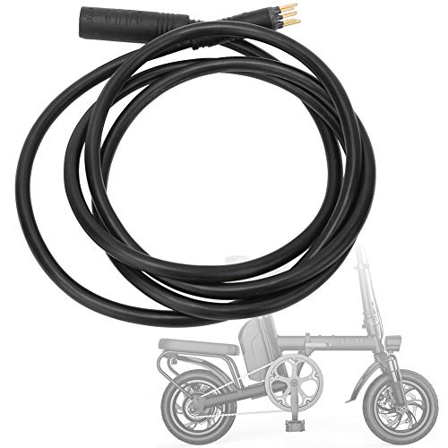 Hominas E-Bike Motor Verlängerungskabel 9 Poliges Wasserdichtes Motorkabel für Elektrofahrräder von Buchse zu Stecker (1,5 flach 1300 mm)