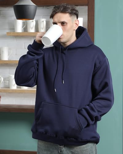 Taiyin 3 pack Men's Lightweight Fleece Pullover Hoodie Long Sleeve Sweatshirt4