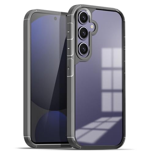Image of KARWANBack Cover |Shockproof Bumper Case | Full Camera Protection | Raised Edges | Super Soft Side TPU | Bumper Case for Samsung Galaxy A34 - Grey