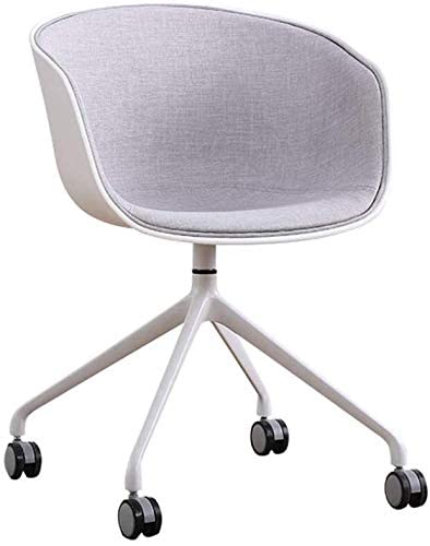 UsmAsk Silla de Oficina Silla de Escritorio para computadora Silla de Juegos E-Sports Silla giratoria reclinable ergonómica con reposapiés Acolchado y cojín Lumbar (Color: Gris) (Amarillo) (Blanco)