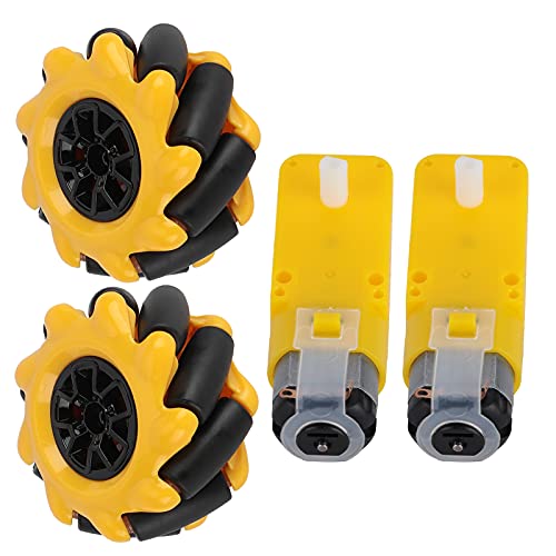 2 pezzi Mecanum Wheel + per TT Motoriduttore Smart...