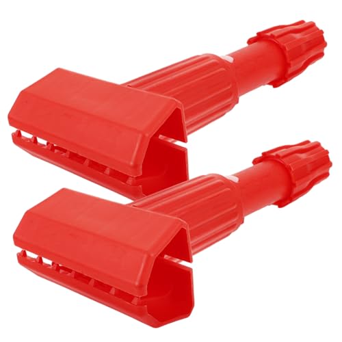 MOLUCKFU Ergonomic Mop Handle Part 2 Pack Commercial Mop Clamp for Quick Mop Head Swap